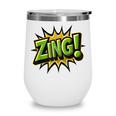 ZING Comic Book Retro Artwork – Cartoon Collector Wine Tumbler