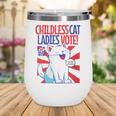 Childless Cat Ladies Vote Kamala Harris Cute Comic Book Cat Wine Tumbler Childless Cat Ladies Vote Kamala Harris Cute Comic Book Cat Wine Tumbler