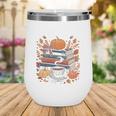 Cozy Autumn Books Fully Booked For Fall Books Pumpkin Wine Tumbler