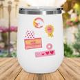 Dungeon Crawler Carl Colorful Sticker Collage LitRPG Book Wine Tumbler Dungeon Crawler Carl Colorful Sticker Collage LitRPG Book Wine Tumbler