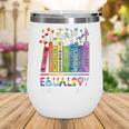 Equality Hurts No One Book Flower Rainbow Pride Month LGBTQ Wine Tumbler