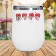 Heart Reading Books Valentine Teacher Library Book Lover Wine Tumbler