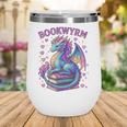 Just a Girl Who Loves Dragons And Books Wine Tumbler