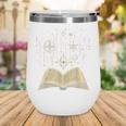Mystic Astral Lunar Celestial Witch Spell Book Wine Tumbler