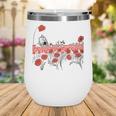 Poppy Field Wizard Of Oz Cowardly Brave Lion Book Wine Tumbler