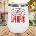 Read Your Heart Out Teacher Valentines Day Reading Book Wine Tumbler