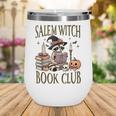 Salem Witch Book Club Raccoon Reading Wine Tumbler Salem Witch Book Club Raccoon Reading Wine Tumbler