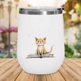 That's What I Do I Pet Cats I Read Books And I Know Things Wine Tumbler