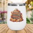 Vintage Autumn Books Pumpkin Coffee Book Lover Reading Wine Tumbler Vintage Autumn Books Pumpkin Coffee Book Lover Reading Wine Tumbler