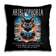 Abibliophobia Cat Reading Bookworm Reader Nerd For Men Women Girls Kids Pillowcase Abibliophobia Cat Reading Bookworm Reader Nerd For Men Women Girls Kids Pillowcase