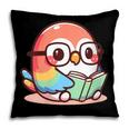 Adorable Book Lover Parrot With Reading Glasses Cute Pillowcase Adorable Book Lover Parrot With Reading Glasses Cute Pillowcase