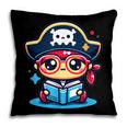 Adorable Book Lover Pirate With Reading Glasses Cute Pillowcase