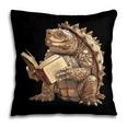 Alligator Snapping Turtle Reading A Book Pillowcase
