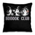 Boo Ghost Books Book Club Halloween Women School Teacher Pillowcase