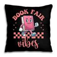 Book Fair Vibes School Librarian Retro 70s Reading Bookworm Pillowcase