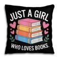 Book Nerd Just A Girl Who Loves Books Literary Enthusiast Pillowcase