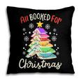 All Booked For Christmas Book Lovers Xmas Tree Women Pillowcase
