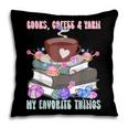 Books Coffee Yarn Lover My Favorite Things Pillowcase