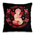 Books Are My Love Language Cupid Reading Book Valentines Day Pillowcase Books Are My Love Language Cupid Reading Book Valentines Day Pillowcase