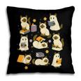 Books Lover Bookish Ghost Himalayan Cat Reading Halloween Pillowcase