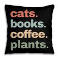 Cats Books Coffee Plants Gardening Mama Mom Mothers Pillowcase