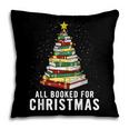 Christmas Book Tree All Booked For Xmas Pillowcase