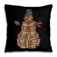 Christmas Snowman Made Of Books Holiday Reading Xmas Pillowcase