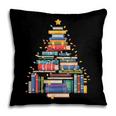 Christmas Tree Made Of Books Librarian Reader Holiday Pillowcase