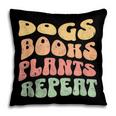 Colorful Dogs Books Plants Repeat Pillowcase