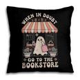 Cute Bookstore Ghost Retro Women Book Lovers Pillowcase