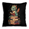Cute Dragon Reading Book Bookworm Dragons And Books Pillowcase