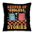 Cute Librarian Library Book Lover Keeper Of Endless Stories Pillowcase