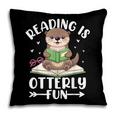 Cute Otter Reading Book Lover Sea Otters Animal Lover Pillowcase