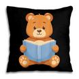 Cute Teddy Bear Reading Book Adorable For Readers Pillowcase