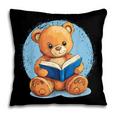 Cute Teddy Bear Reading Book Fun Pillowcase
