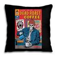 Dead Roast Coffee Comic Book Cover Style Skeleton Barista Pillowcase