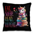 Eat Sleep Read Repeat Unicorn Read Book Reading Lovers Kids Pillowcase