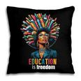 Education Is Freedom History Month Teacher Books Afro For Men Women Pillowcase