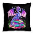 Fantasy Dragon Reading Books Bookworm Pillowcase