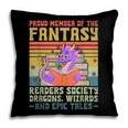 Fantasy Reader Society Reading Book Retro Bookworm Reader Pillowcase Fantasy Reader Society Reading Book Retro Bookworm Reader Pillowcase