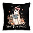 Ghost Reading Book Coquette Bow Halloween Girl Kid Teacher Pillowcase