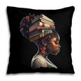 Girl Crown Of Books African Teacher Black History BHM Pillowcase