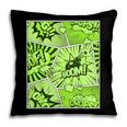 Green Comic Book Green Graphic Pillowcase