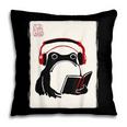 Grumpy Frog Books Music Kawaii Ink Japanese Pillowcase