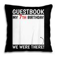 Guestbook 7th Birthday 7 Year Old Born 2018 Bday Pillowcase