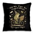 On My Way To Hoard Books And Cause Chaos Tom Foolery Frog Pillowcase