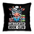 Introverted Book Club Reading Lover Cow Pillowcase