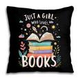 Just a Girl Who Loves Books Cute Book Lover Bookworm Pillowcase