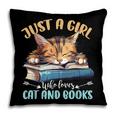 Just a Girl Who Loves Cats And Books Kitties Pet Art Lover Pillowcase Just a Girl Who Loves Cats And Books Kitties Pet Art Lover Pillowcase