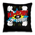 Kids Ka-Pow 2 Years Old Kids 2nd Birthday Comic Book Super Hero Pillowcase